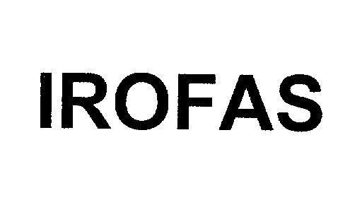 Mẫu nhãn hiệu IROFAS