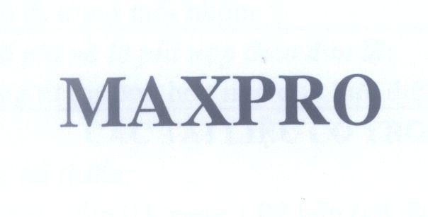 Mẫu nhãn hiệu MAXPRO