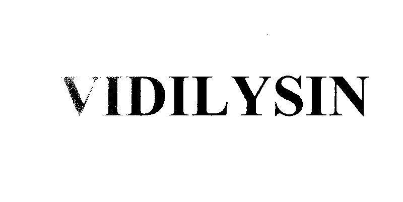Mẫu nhãn hiệu VIDILYSIN