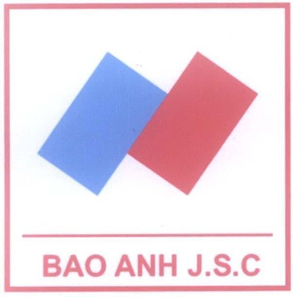 Mẫu nhãn hiệu BAO ANH J.S.C