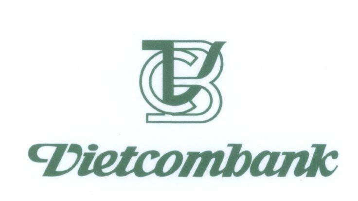 Mẫu nhãn hiệu V C B VCB Vietcombank