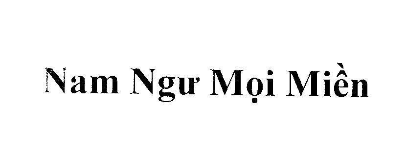 Mẫu nhãn hiệu Nam Ngư Mọi Miền