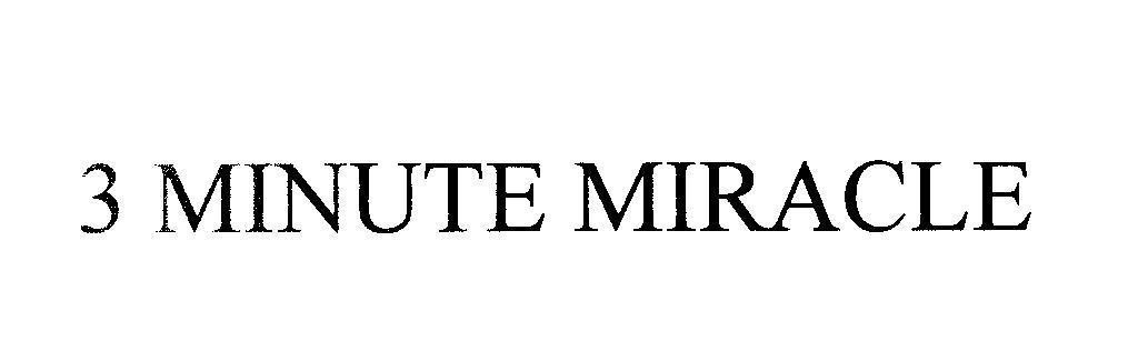 Mẫu nhãn hiệu 3 MINUTE MIRACLE