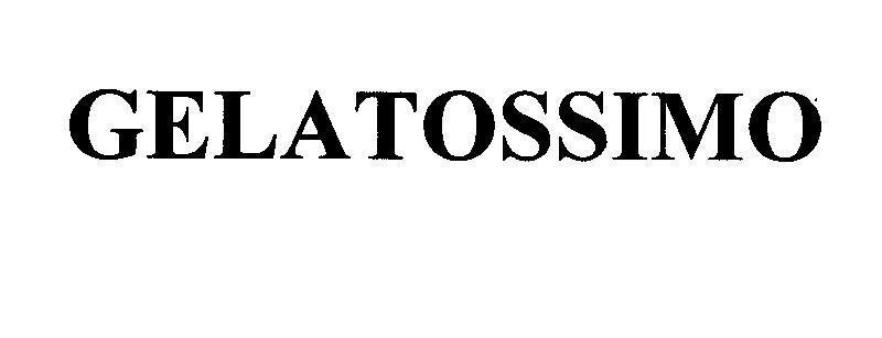 Mẫu nhãn hiệu GELATOSSIMO
