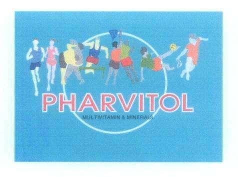 Mẫu nhãn hiệu PHARVITOL MULTIVITAMIN & MINERALS