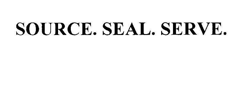 Mẫu nhãn hiệu SOURCE. SEAL. SERVE.