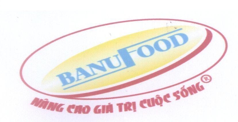 Mẫu nhãn hiệu BanuFood Nâng Cao Giá Trị Cuộc Sống