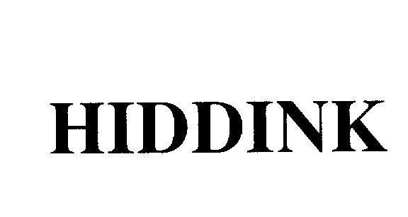 Mẫu nhãn hiệu HIDDINK