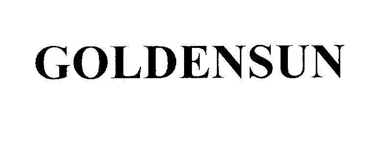 Mẫu nhãn hiệu GOLDENSUN