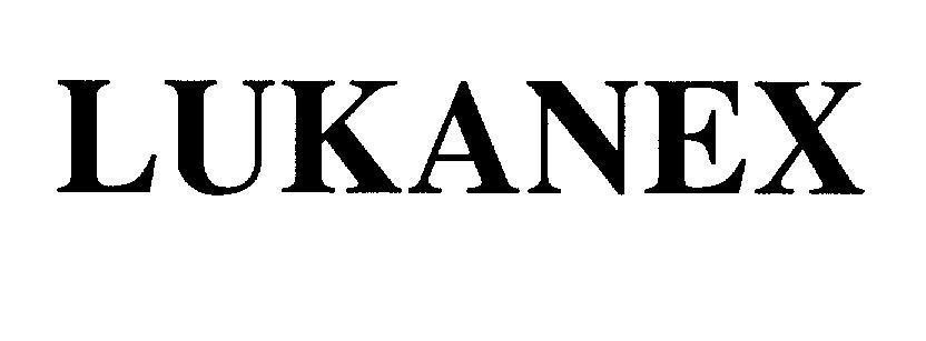 Mẫu nhãn hiệu LUKANEX