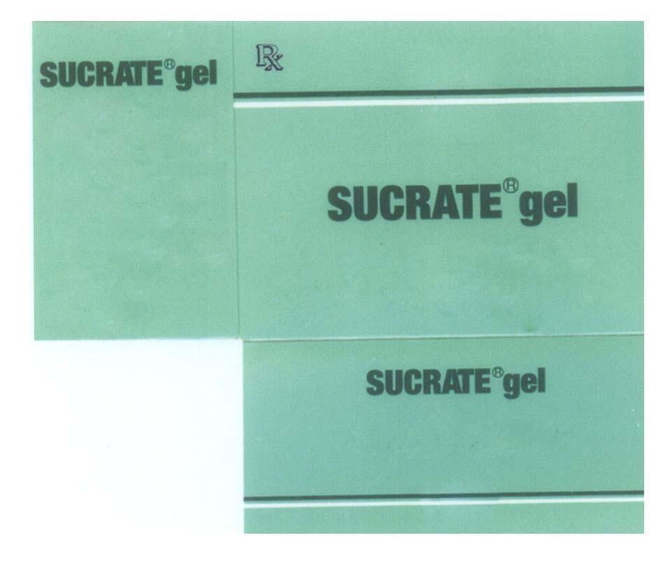 Mẫu nhãn hiệu SUCRATE gel RX R X