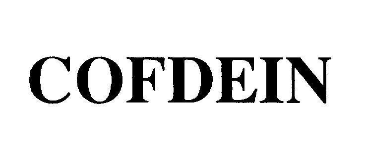 Mẫu nhãn hiệu COFDEIN
