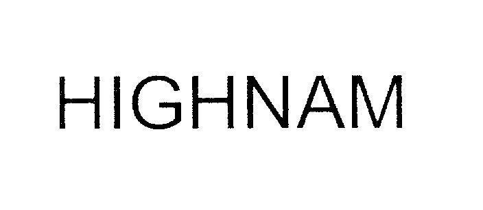 Mẫu nhãn hiệu HIGHNAM