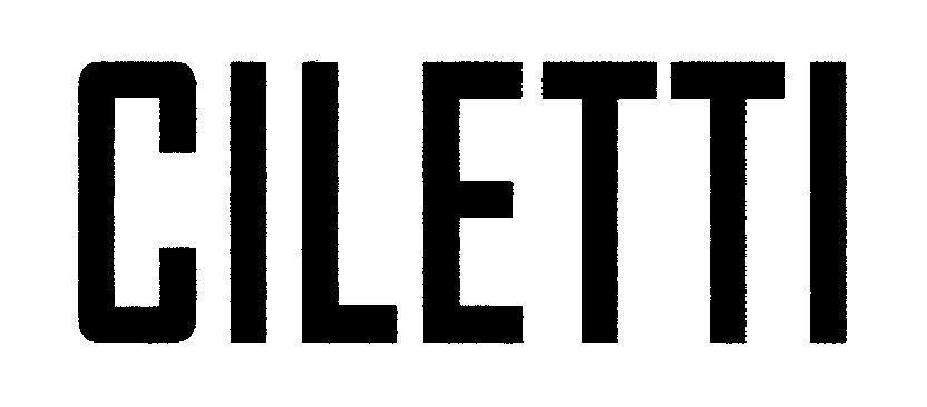 Mẫu nhãn hiệu CILETTI