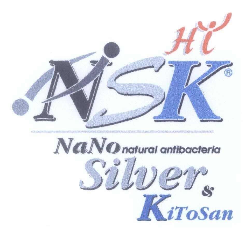 Mẫu nhãn hiệu NSK Hi NaNo Natural antibacterla Vilver & KiToSan