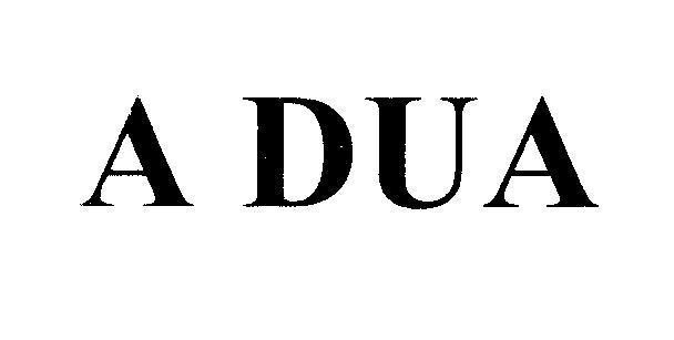 Mẫu nhãn hiệu A DUA