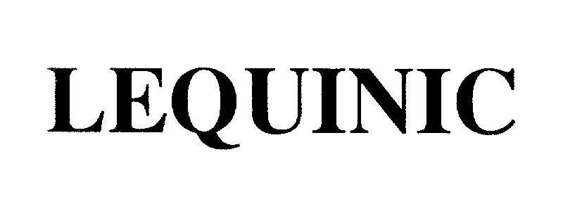 Mẫu nhãn hiệu LEQUINIC
