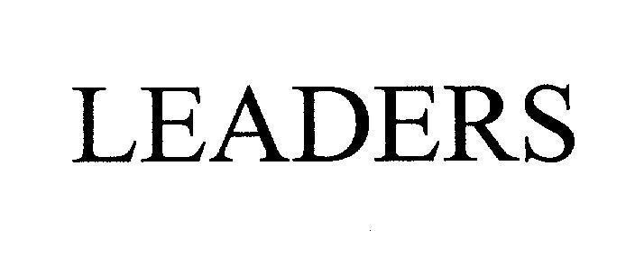 Mẫu nhãn hiệu LEADERS