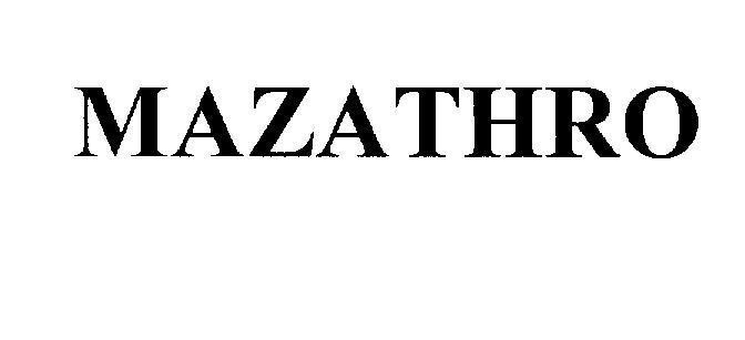Mẫu nhãn hiệu MAZATHRO