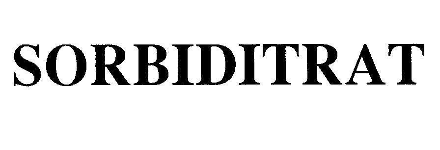 Mẫu nhãn hiệu SORBIDITRAT