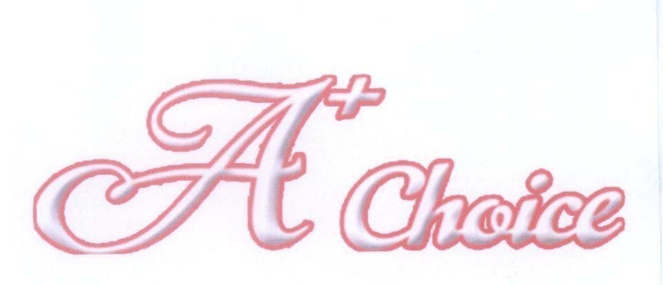 Mẫu nhãn hiệu A+ Choice