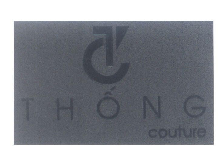 Mẫu nhãn hiệu CT C T Thống couture