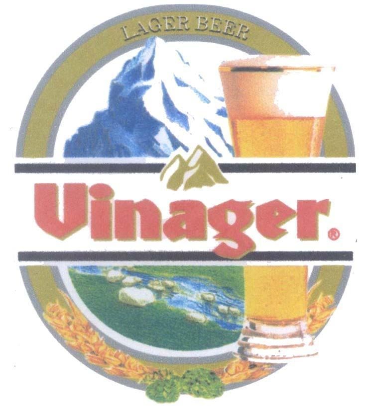 Mẫu nhãn hiệu Vinager Lager Beer