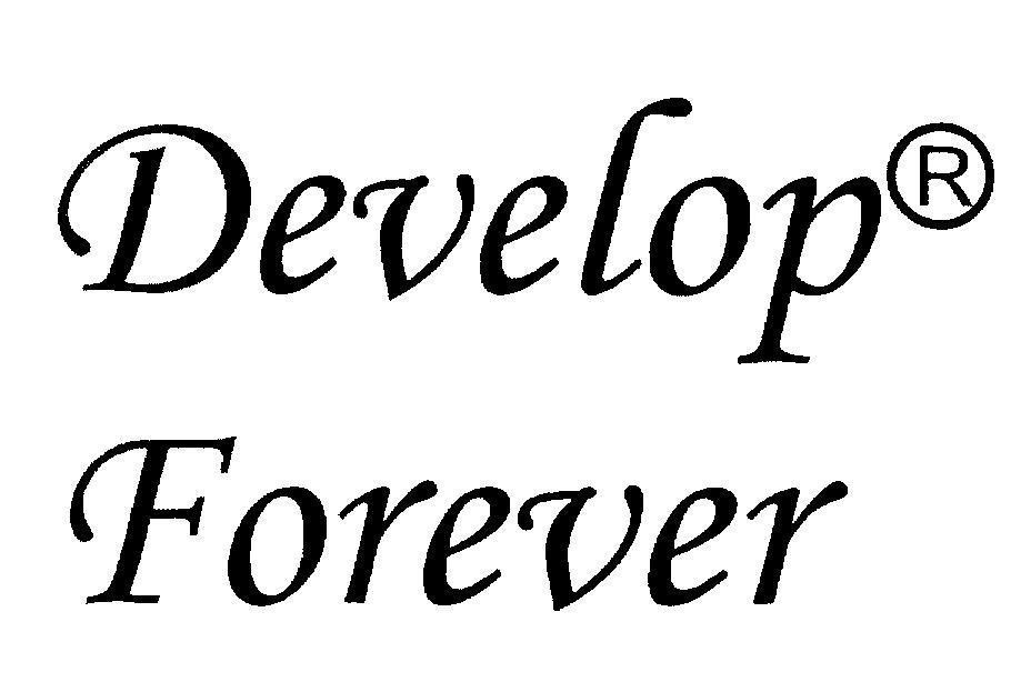 Mẫu nhãn hiệu Develop Forever