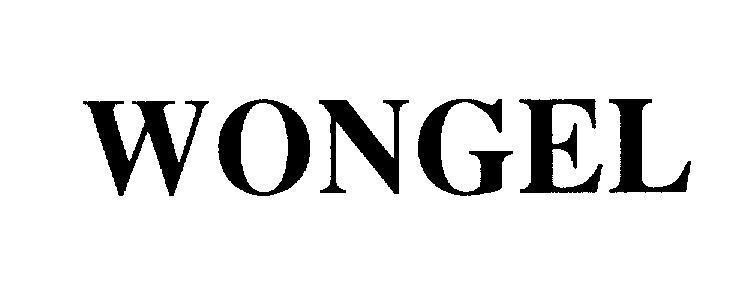 Mẫu nhãn hiệu WONGEL