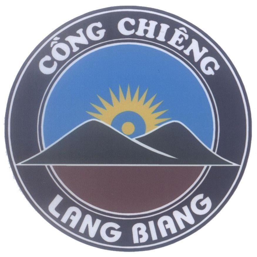 Mẫu nhãn hiệu Cồng Chiêng LANG BIANG