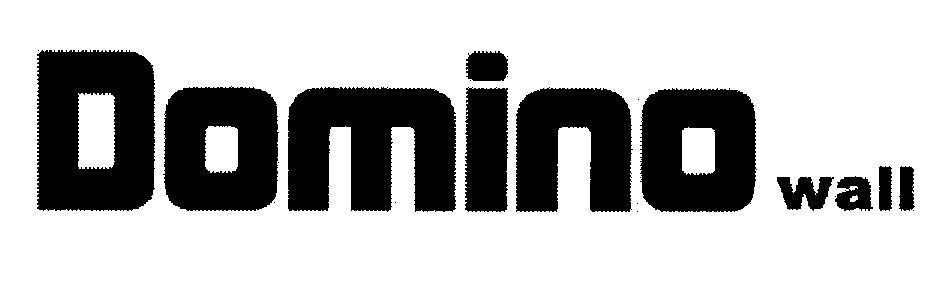 Mẫu nhãn hiệu Domino wall