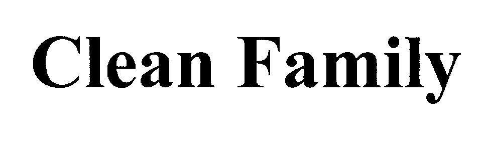Mẫu nhãn hiệu Clean Family