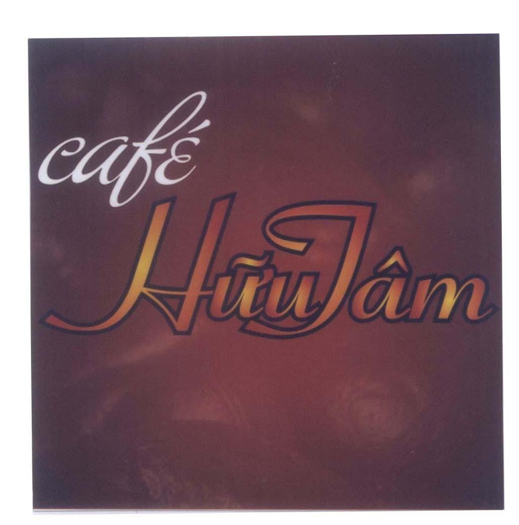 Mẫu nhãn hiệu Café Hữu Tâm