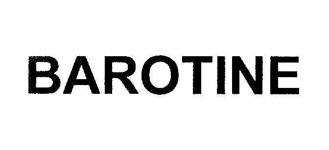 Mẫu nhãn hiệu BAROTINE