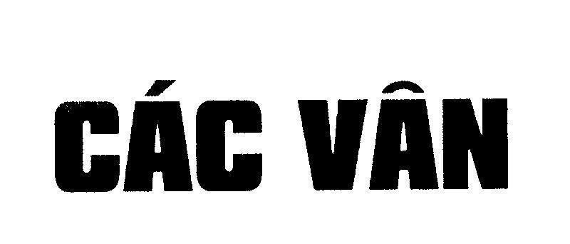Mẫu nhãn hiệu Các Vân