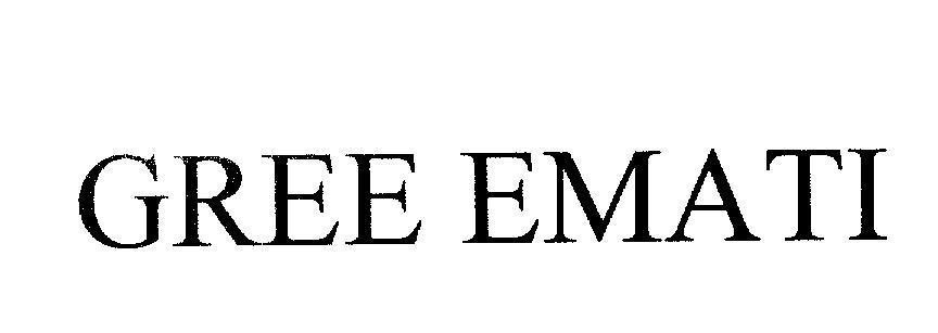 Mẫu nhãn hiệu GREE EMATI