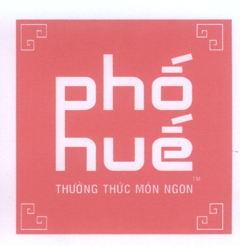 Mẫu nhãn hiệu Phố Huế Thưởng Thức Món Ngon