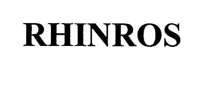 Mẫu nhãn hiệu RHINROS
