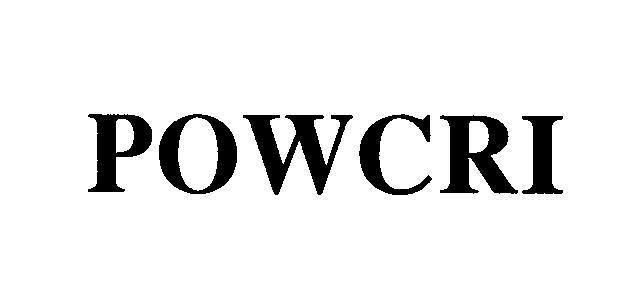 Mẫu nhãn hiệu POWCRI