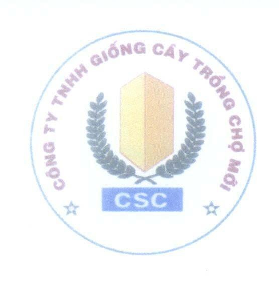 Mẫu nhãn hiệu CSC AN GIANG Công Ty TNHH Giống Cây Trồng Chợ Mới