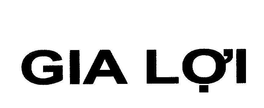 Mẫu nhãn hiệu Gia Lợi