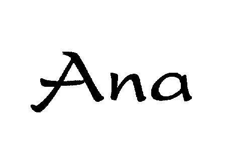 Mẫu nhãn hiệu Ana