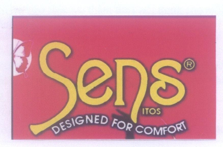 Mẫu nhãn hiệu Sens ITOS DESIGNED FOR COMFORT