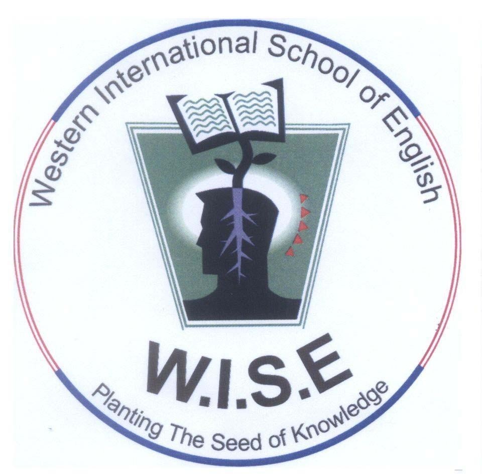 Mẫu nhãn hiệu W.I.S.E WISE Planting The Seed of Knowledge Western International School of English