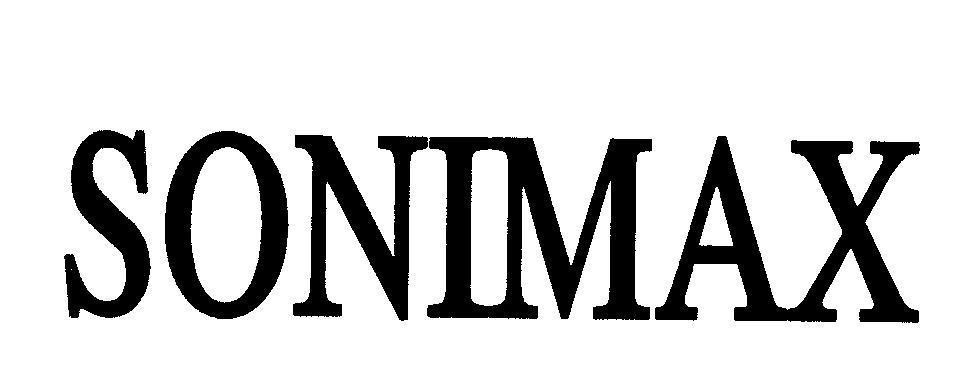 Mẫu nhãn hiệu SONIMAX