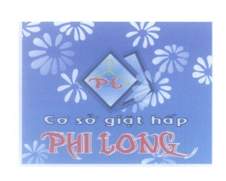 Mẫu nhãn hiệu PL Cơ sở giặt hấp Phi Long