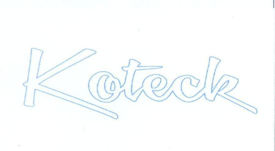 Mẫu nhãn hiệu Koteck