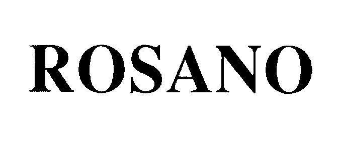 Mẫu nhãn hiệu ROSANO
