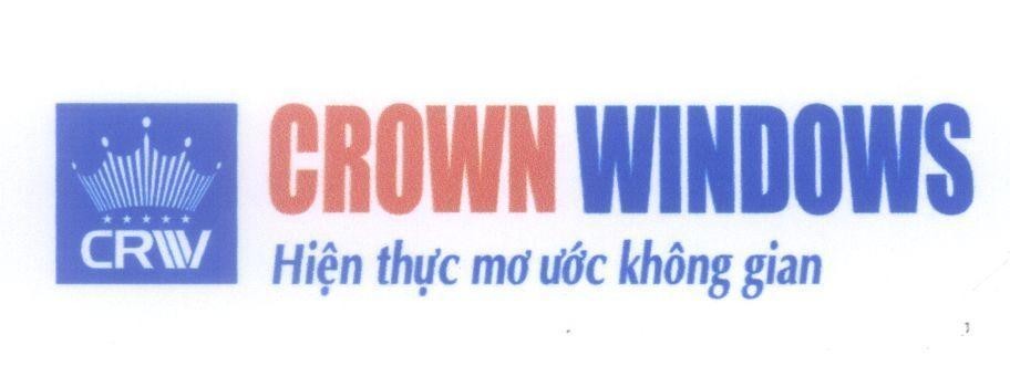 Mẫu nhãn hiệu CROWN WINDOWS CRW Hiện thực mơ ước không gian