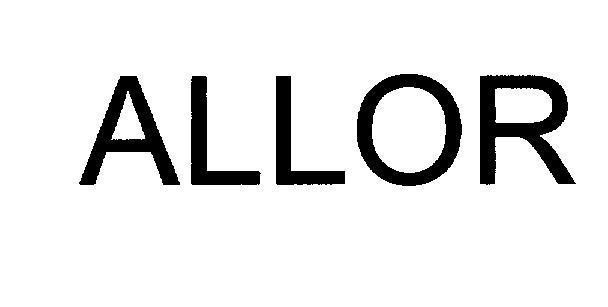 Mẫu nhãn hiệu ALLOR